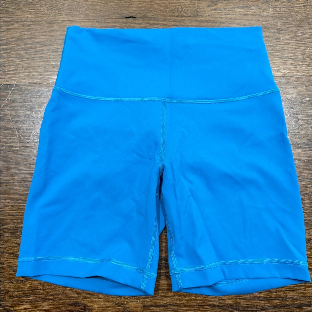 Lululemon Athletica Vibrant Blue Bike Shorts